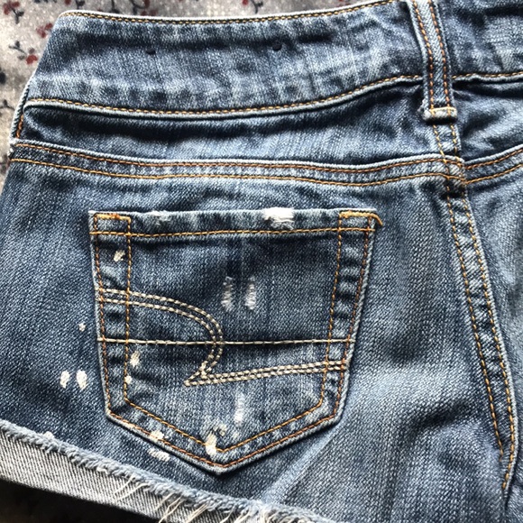 🦅 American Eagle 00 Jean Shorts - Picture 3 of 6